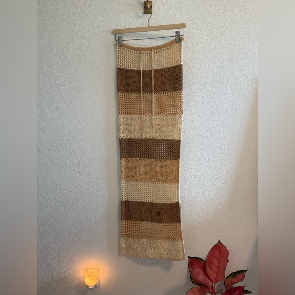 Starlow Crochet Maxi Skirt Cover Up